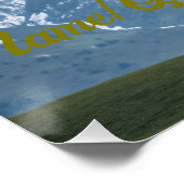 Solitary Blossoming Tree and Snowy Mountains Perfect Poster (Hoek)