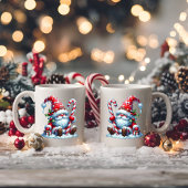 Solitary Christmas Gnome with Candy Koffiemok