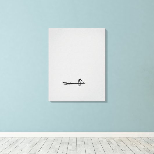 Solitary Drift Canvas Afdruk (Insitu (Houten vloer))