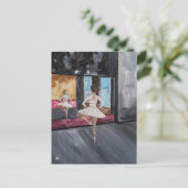 Solitary Grace Schilderij van Alfred Fox Briefkaart (Staand voorkant)