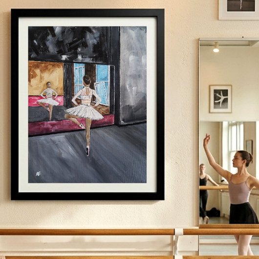 Solitary Grace Schilderij van Alfred Fox Canvas Afdruk