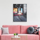 Solitary Grace Schilderij van Alfred Fox Canvas Afdruk (Insitu (Woonkamer))