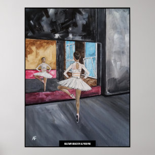 Solitary Grace Schilderij van Alfred Fox Poster