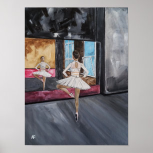 Solitary Grace Schilderij van Alfred Fox Poster