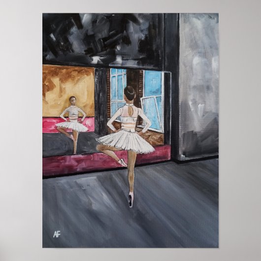 Solitary Grace Schilderij van Alfred Fox Poster (Voorkant)