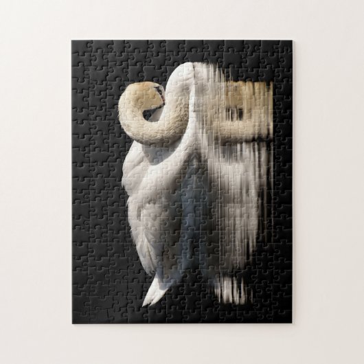 Solitary Swan Legpuzzel (Verticaal)