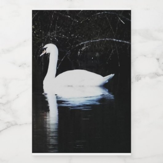 Solitary Swan Wijn Etiket (Enkel label)
