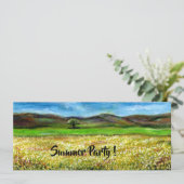 SOLITARY TREE, YELLOW FIELD SUMMER PARTY PROGRAMMA (Staand voorkant)