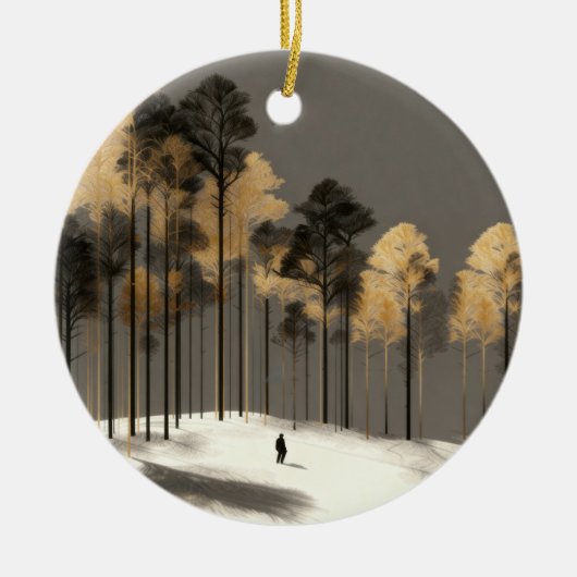Solitary Walker Forest Ornament (Voorkant)