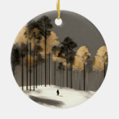 Solitary Walker Forest Ornament (Achterkant)