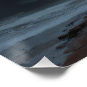 Solitary Walker Storm Cloud Gateway Perfect Poster (Hoek)