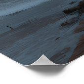 Solitary Walker Storm Cloud Gateway Poster (Hoek)