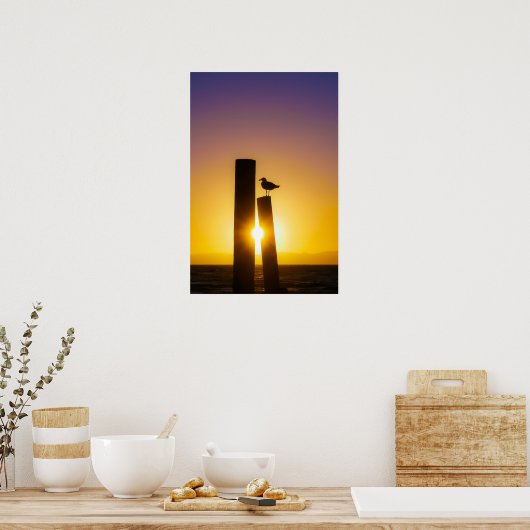 Solitude at Dusk Poster (Keuken)