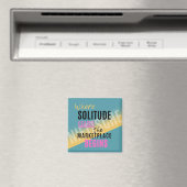 Solitude Introspection Introvert Nietzsche quote Magneet (Insitu (Vaatwasser))