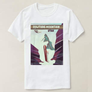 Solitude Mountain Utah vintage reisposter. T-shirt