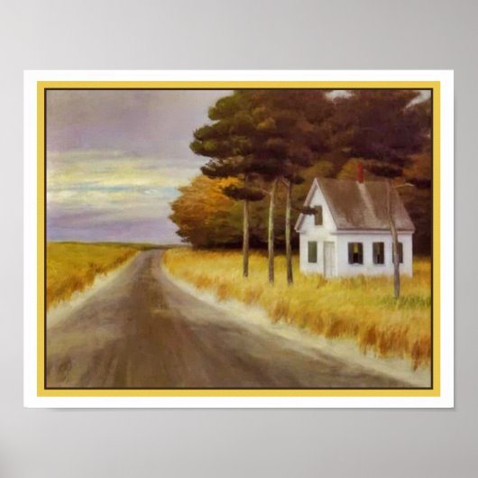 Solitude No. 56 Edward Hopper 1944 Poster (Voorkant)