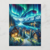 Solitude Serenity: Cabine temidden van betoverde B Briefkaart (Voorkant)