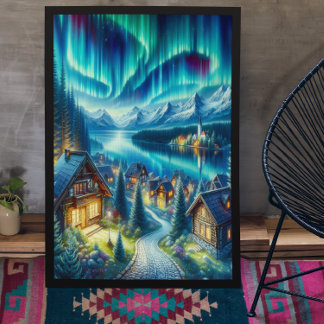 Solitude Serenity: Cabine temidden van betoverde B Poster