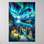 Solitude Serenity: Cabine temidden van betoverde B Poster (Voorkant)