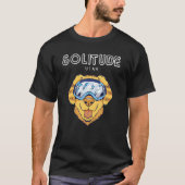 Solitude Utah - Funny Dog Ski Googles T-shirt (Voorkant)