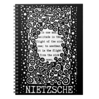 SOLITUDE zwart-wit citaat Nietzsche