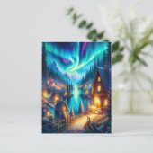 Solitudes Haven: Een Cabin Retraite Briefkaart (Staand voorkant)