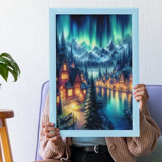 Solitudes Haven: Een Cabin Retraite Poster