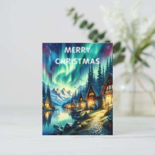 Solitudes Haven Kerst Kaart (Staand voorkant)