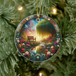 Solitudes heiligdom een keramische weg naar reflec keramisch ornament