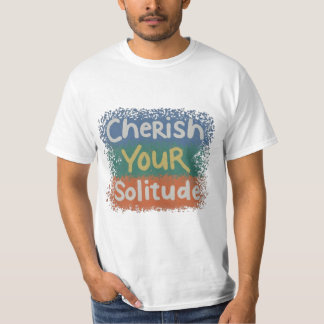 Solitude's Omhelzen t shirt ontwerp