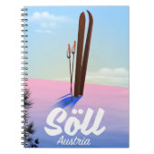 Söll, Oostenrijkse reisposter Ski Notitieboek (Voorkant)