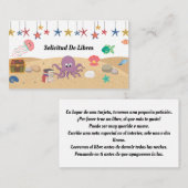 Sollicitud De Libros Para Bebe, Bajo El Mar Informatiekaartje (Voorkant / Achterkant)