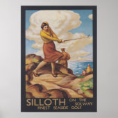 Sollith op de Solway, Engeland,  Golf Poster (Voorkant)