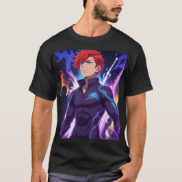 solo Anime Poster – Vurige rode haren, Intense Act T-shirt