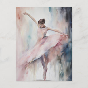 Solo Ballet Dancer Briefkaart