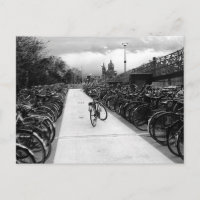 Solo Bike Parking Amsterdam Black en White
