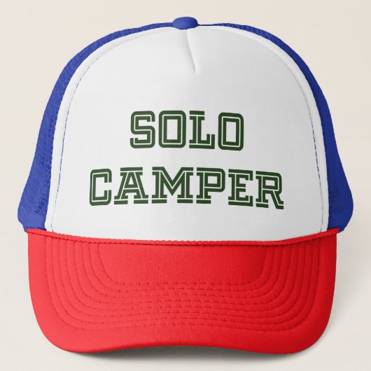 Solo Camper Trucker Pet (Voorkant)