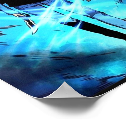 Solo Cool Anime Leveling Poster (Hoek)