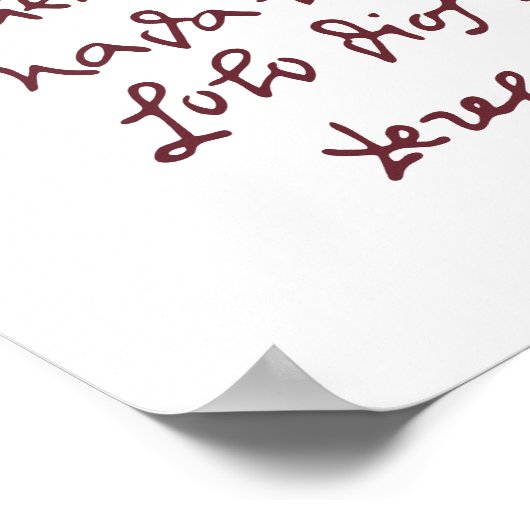 Solo Dios basta (Laat niets je storen) Poster (Hoek)