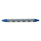 Solo Dolfijn Wave Dancer, Blauwe Inkt Pen (Voorkant)