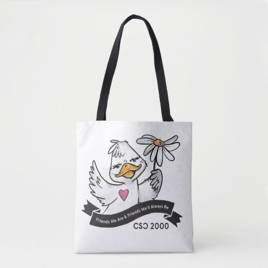 Solo Ducky Pattern Tote Bag (Voorkant)