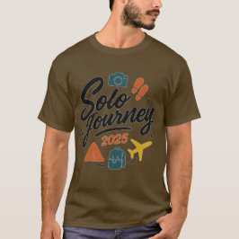 Solo Journey 2025 Adventure Logo T-shirt