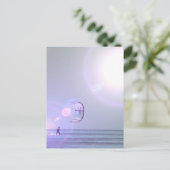 Solo Kiteboard Briefkaart (Staand voorkant)