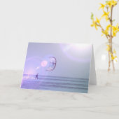 Solo Kiteboard Greeting Card Kaart (Gele Bloem)