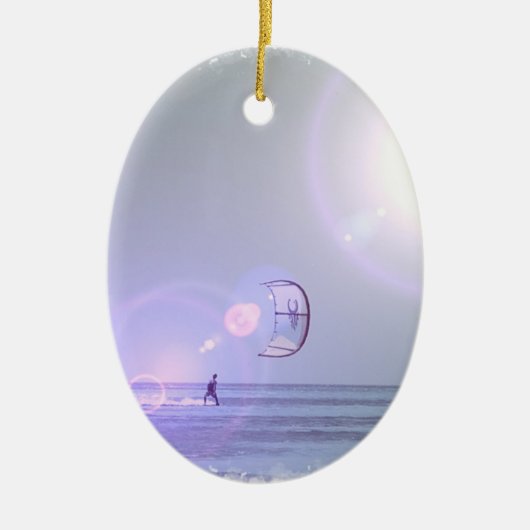 Solo Kiteboarder Ornament (Voorkant)