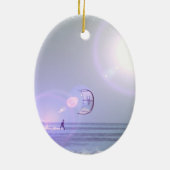 Solo Kiteboarder Ornament (Achterkant)