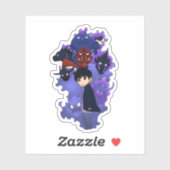 Solo Leveling inspired chibi Sticker (Vel)