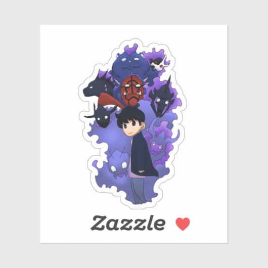 Solo Leveling inspired chibi Sticker (Vel)