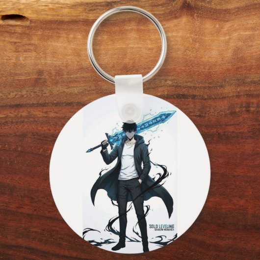 Solo Leveling Keychain - Sung Jin-Woo & Shadow Arm (Achterkant)