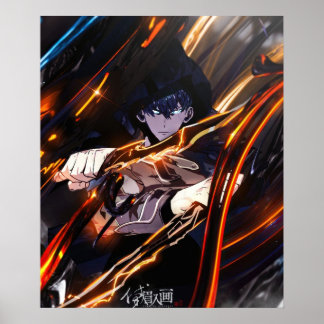 Solo Leveling Sung Jin Woo Poster
